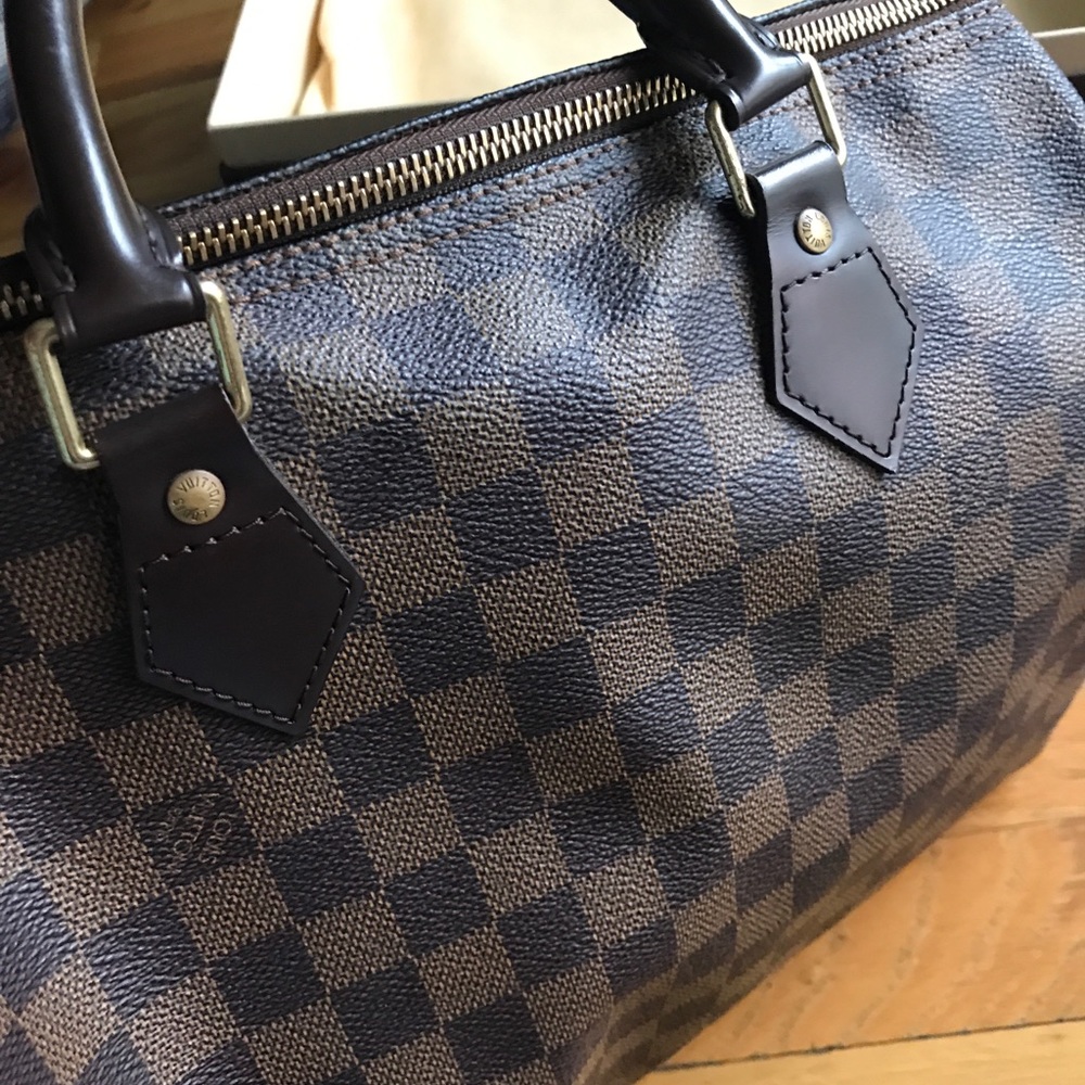 💯LV Speedy 30 Damier Ebene - Picture 8 of 8